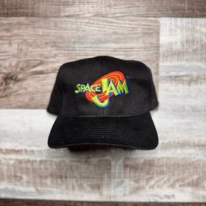 Vintage 1996 Space Jam Hat Snapback One Size Fits All Dead Stock Michael Jordan
